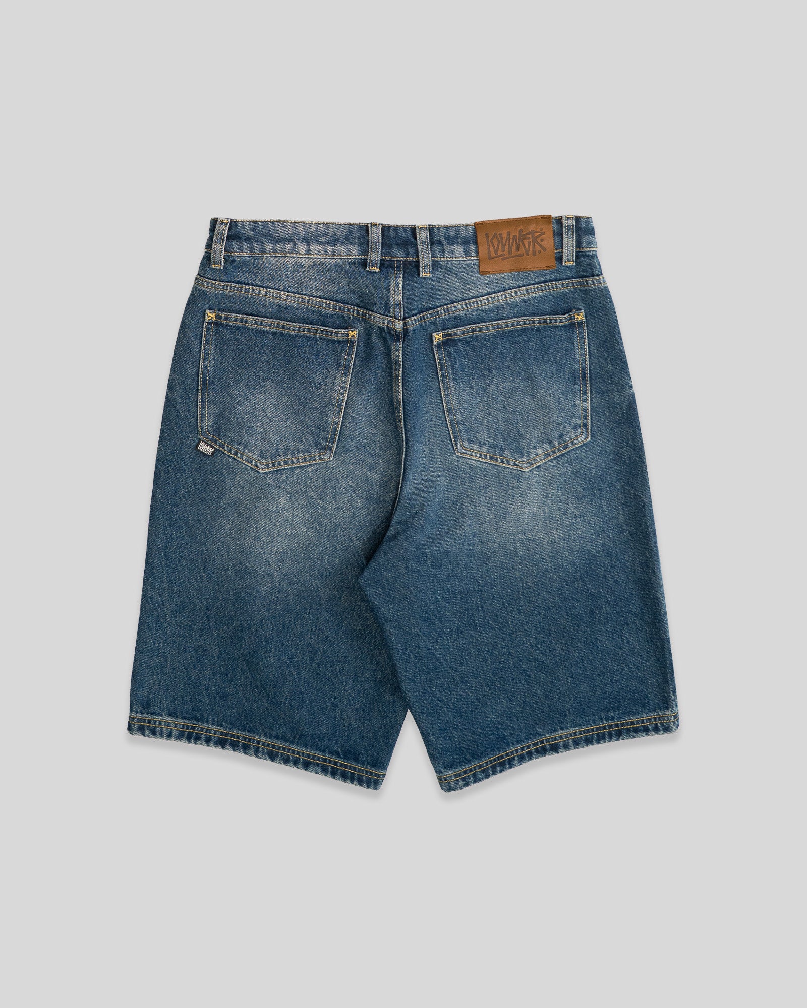 Baggy Denim Shorts - Cleansed Blue - Image 4