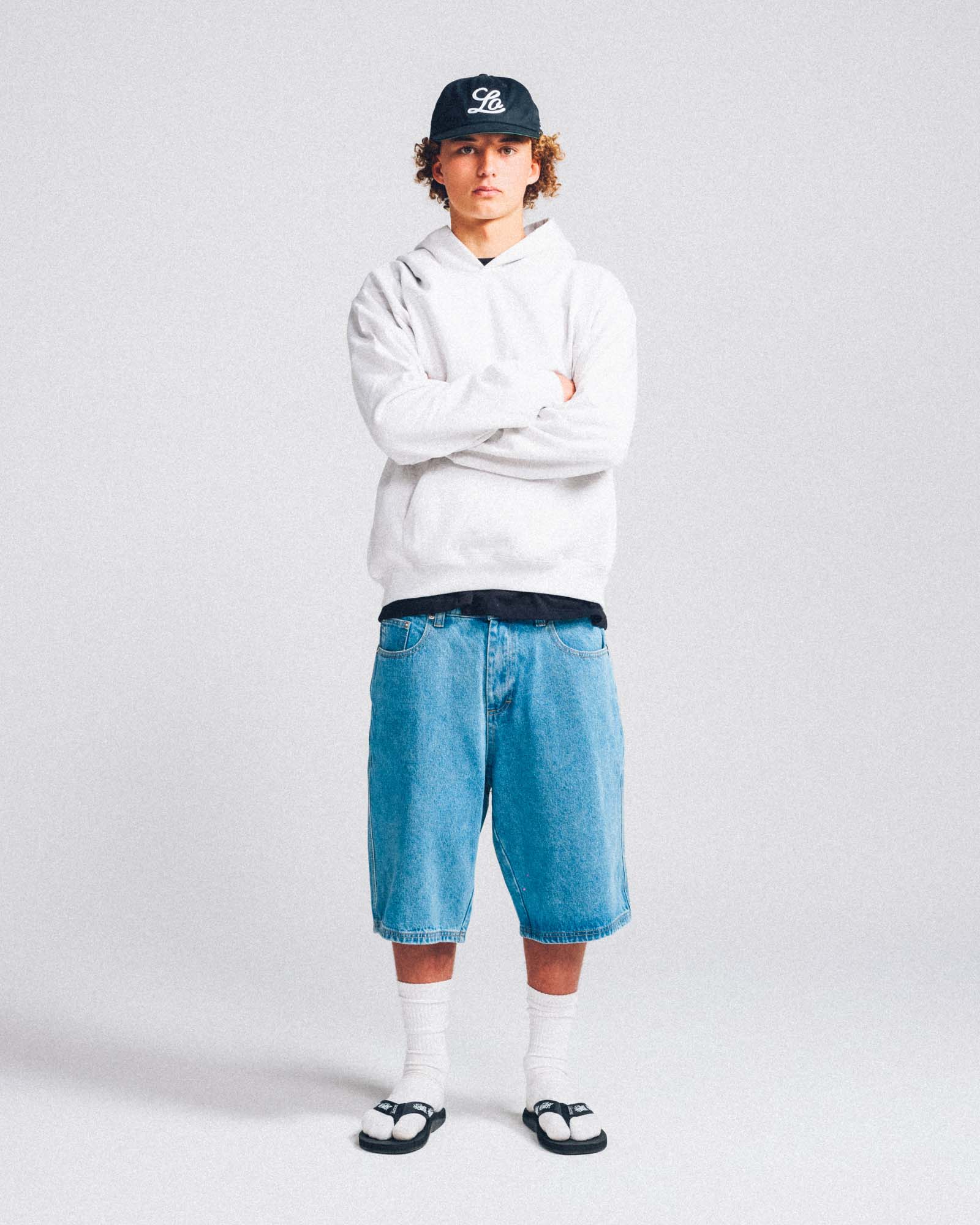 Baggy Denim Short - Big Tag Script - Image 3