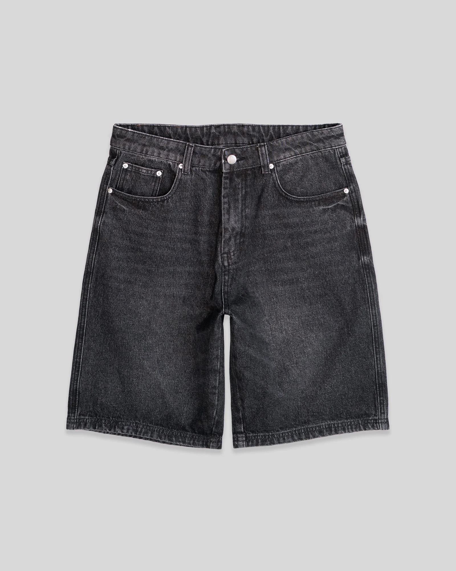 Baggy Denim Short - Rock - Image 4