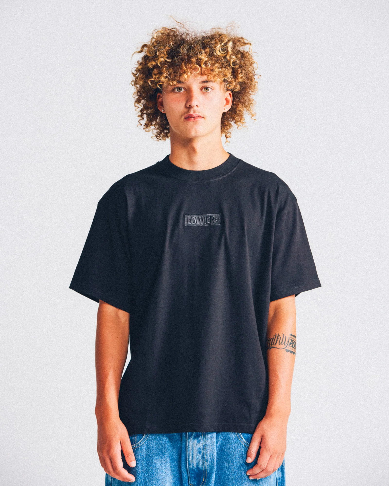 Beefy Tee 2.0 - Tonal Box Logo - Image 4